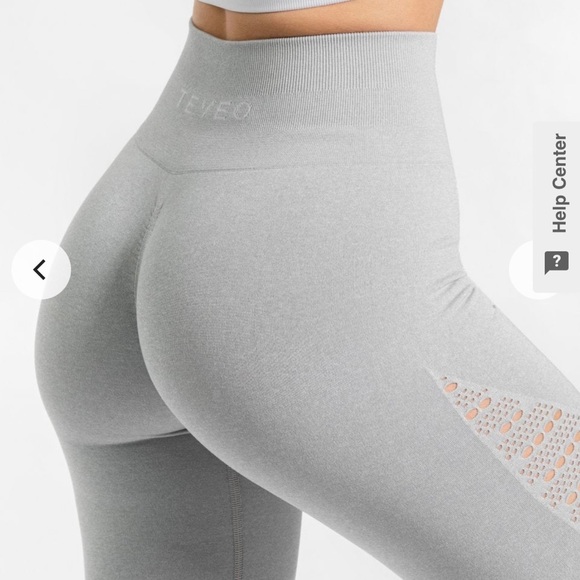 Booty scrunch leggings grey Teveo like nvgtn - Picture 3 of 5